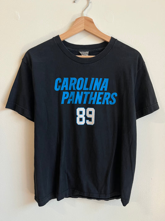 00s Carolina Panthers Steve Smith Number 89 Jersey Tee (Youth L)