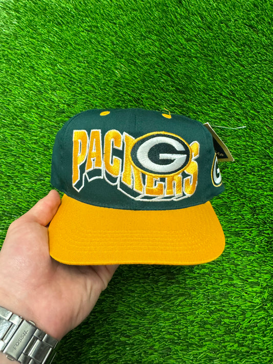 90s Green Bay Packers Spell Out Deadstock Youth Hat (Youth OSFA)