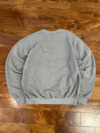 2003 Carolina Panthers Conference Champions Grey Crewneck (L)
