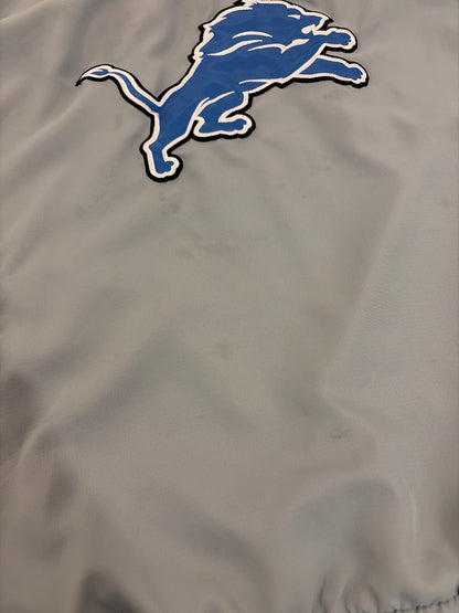 2010s Detroit Lions NFL Grey Windbreaker (XL)