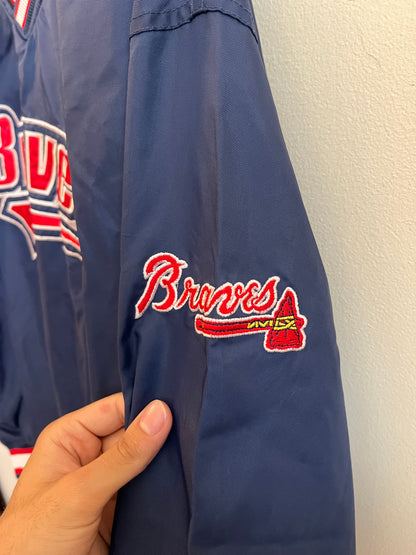 90s Atlanta Braves MLB Starter Blue Windbreaker (L)