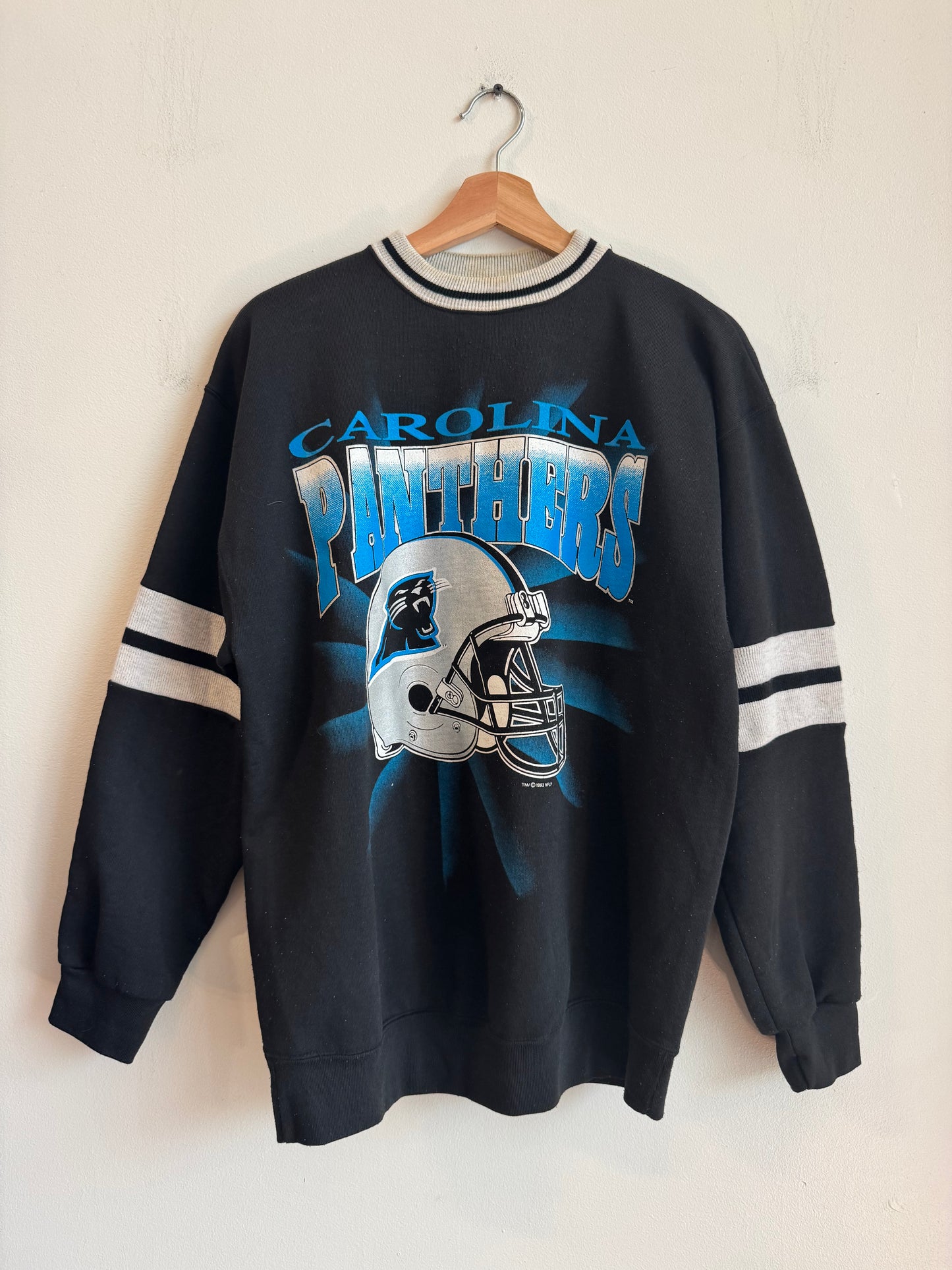 1993 Carolina Panthers Signal Sports Helmet Crewneck (XL)