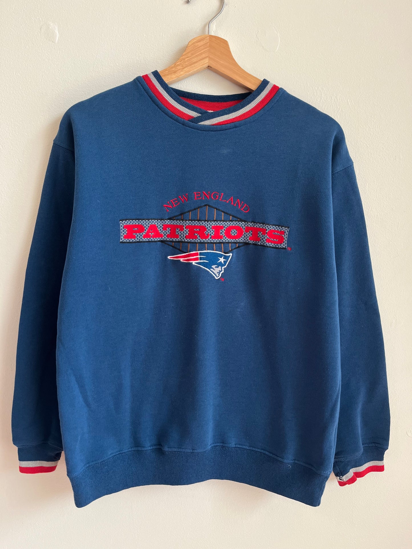 90s New England Patriots Starter Embroidered Crewneck (M)