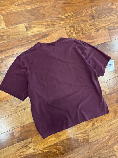 00s Carhartt Burgundy Essential Pocket Cropped Tee (L)