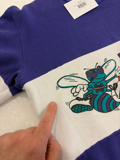 80s Charlotte Hornets Two Tone Nutmeg Crewneck (M)