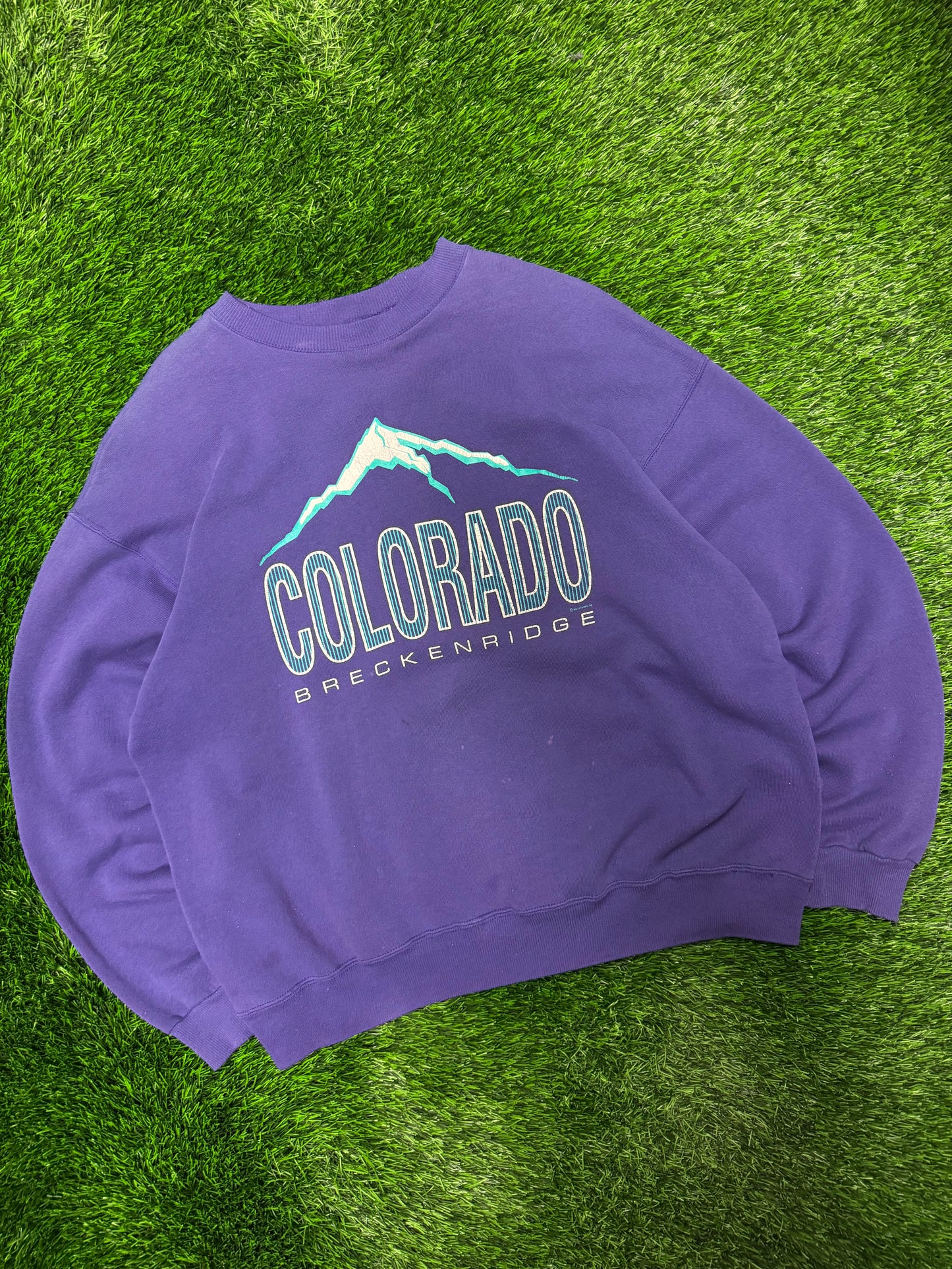 90s Colorado Breckenridge Vintage Ski Resort Crewneck (XL)