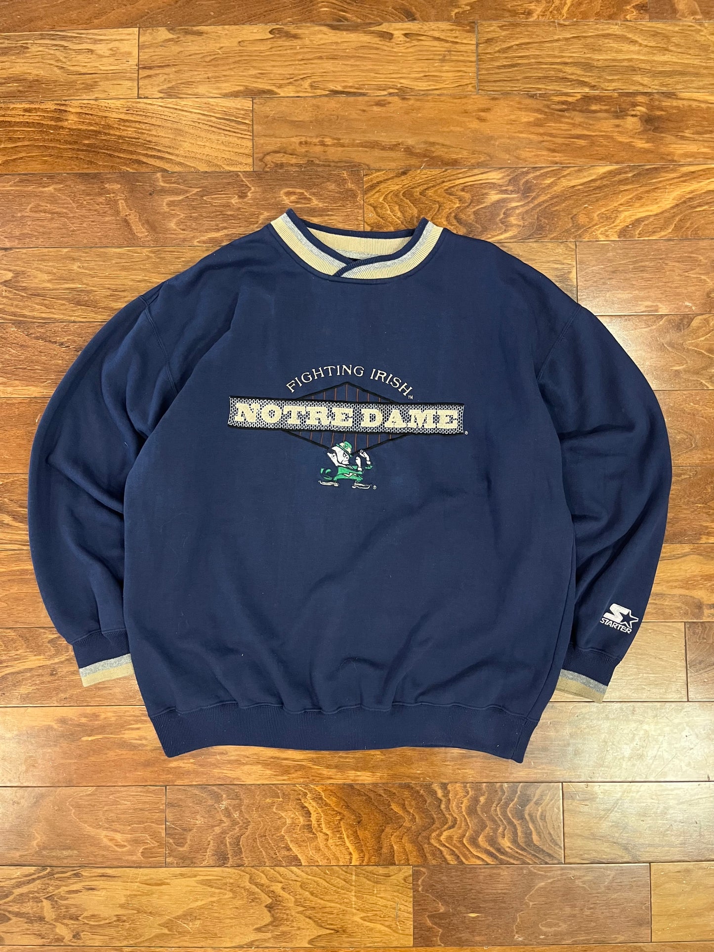 90s Notre Dame Starter Crewneck (L)