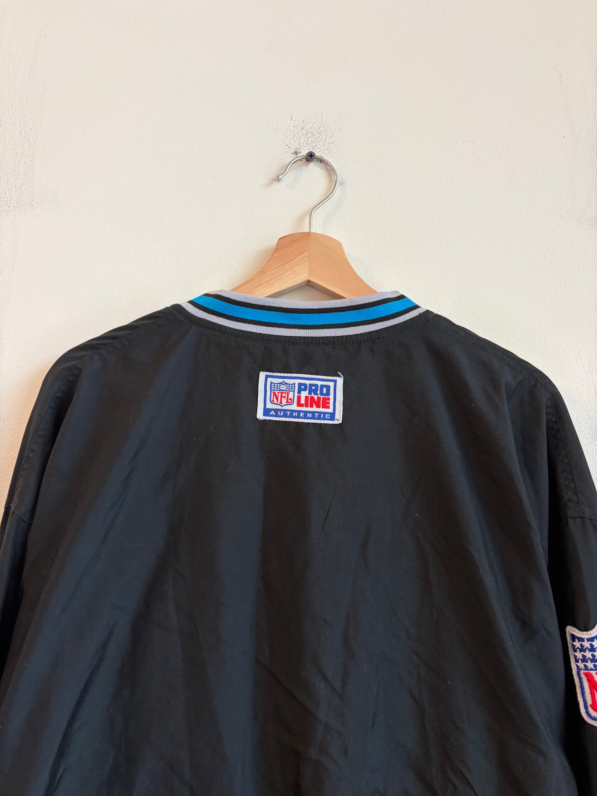 90s Carolina Panthers Cat Scratch Reebok Pro Line Windbreaker (L)