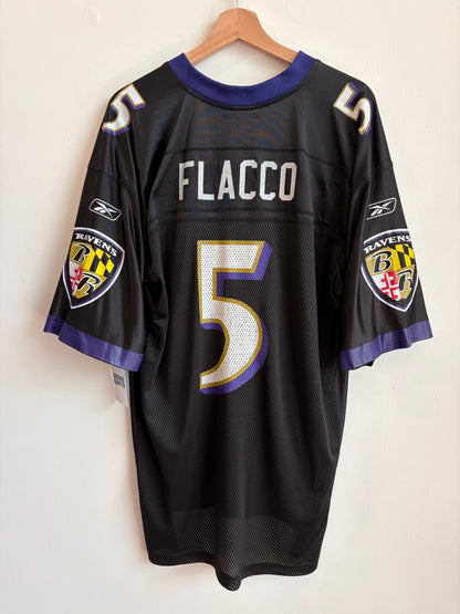 00s Baltimore Ravens Joe Flacco Black Jersey (L)