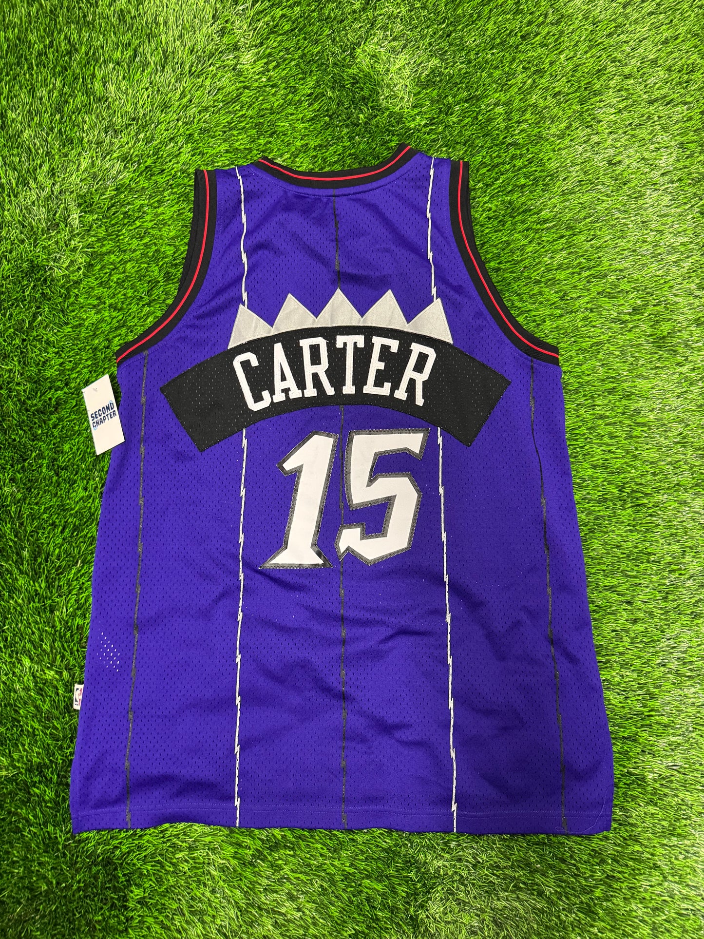Toronto Raptors Vince Carter #15 Adidas Hardwood Classics Jersey (XL)