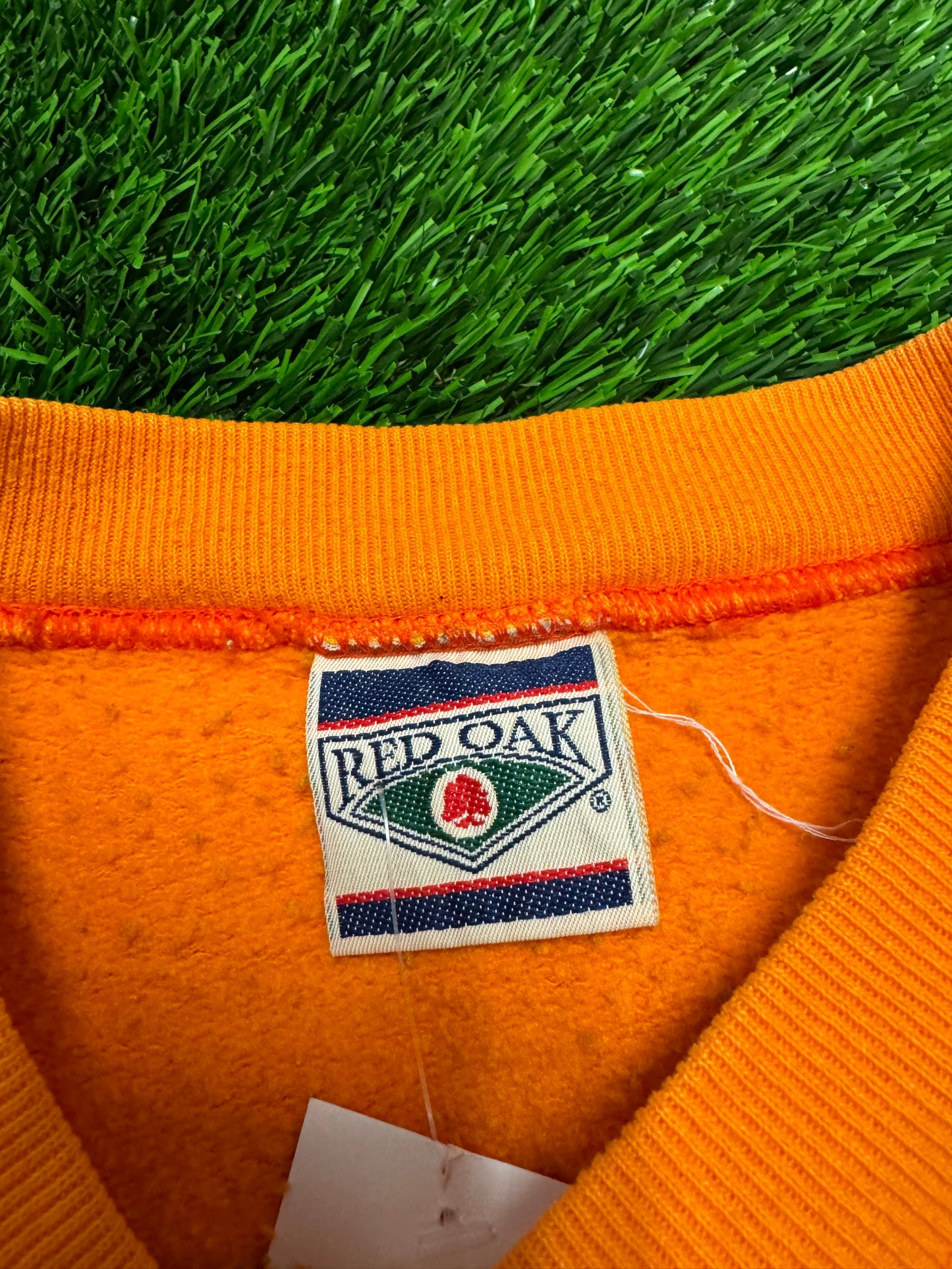90s University of Tennessee Logo Spell Out Red Oak Vintage Crewneck (M)