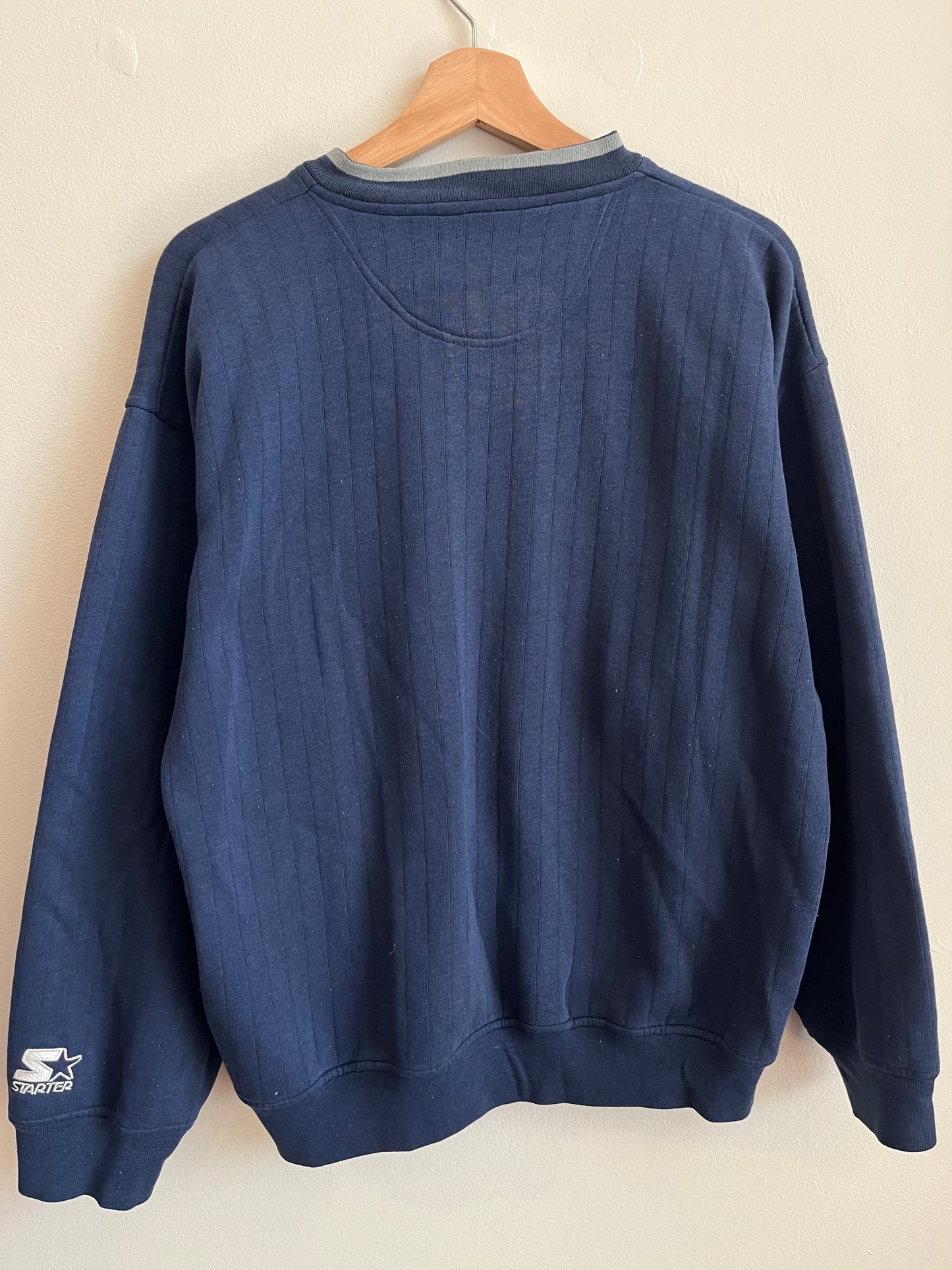 90s Dallas Cowboys Vintage Starter Spell Out Crewneck (L)