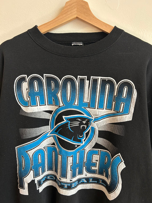90s Carolina Panthers Football Graphic Crewneck (L)