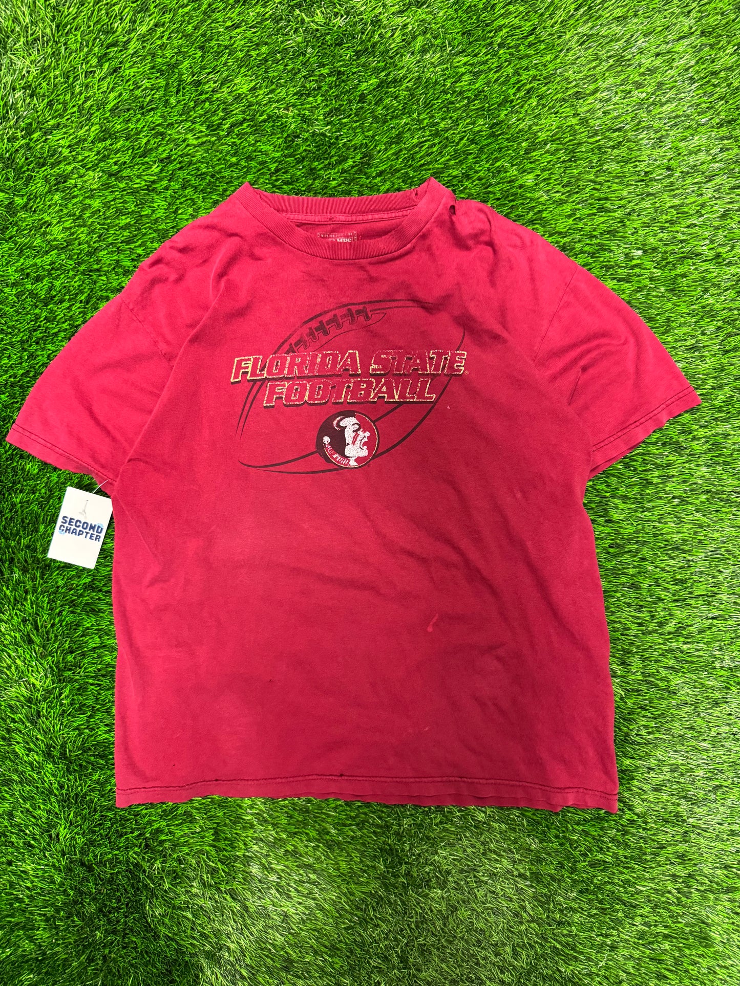 00s Florida State University (FSU) Distressed Vintage Tee (M)