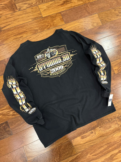 2009 Sturgis South Dakota Sleeve Hit Graphic Long-Sleeve Tee (XL)