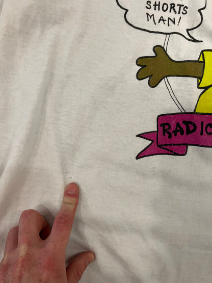 90s Bart Simpson Radical Dude Bootleg Distressed Tee (M)