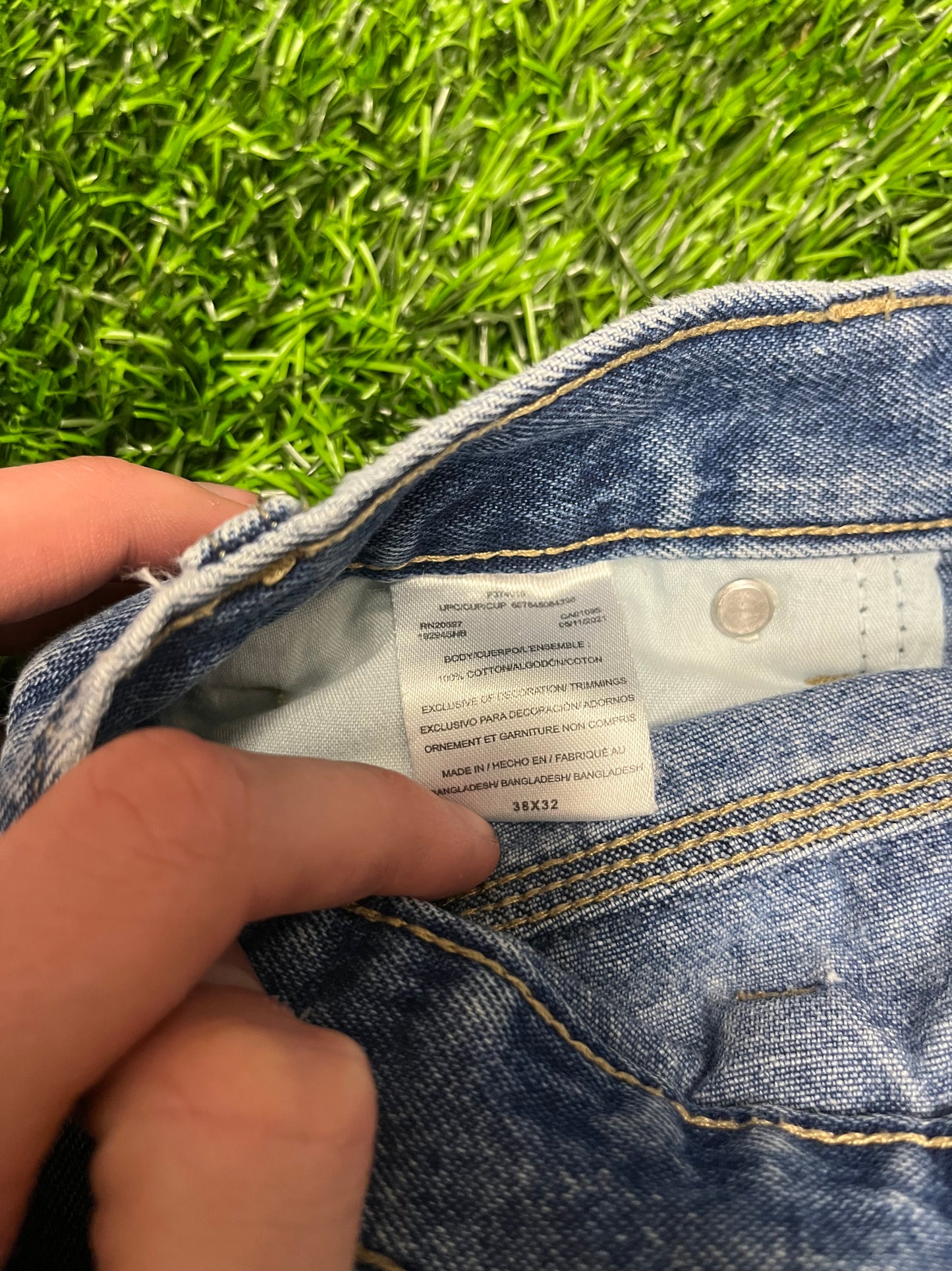 Dickies Carpenter Workwear Blue Jeans (38 x 32)