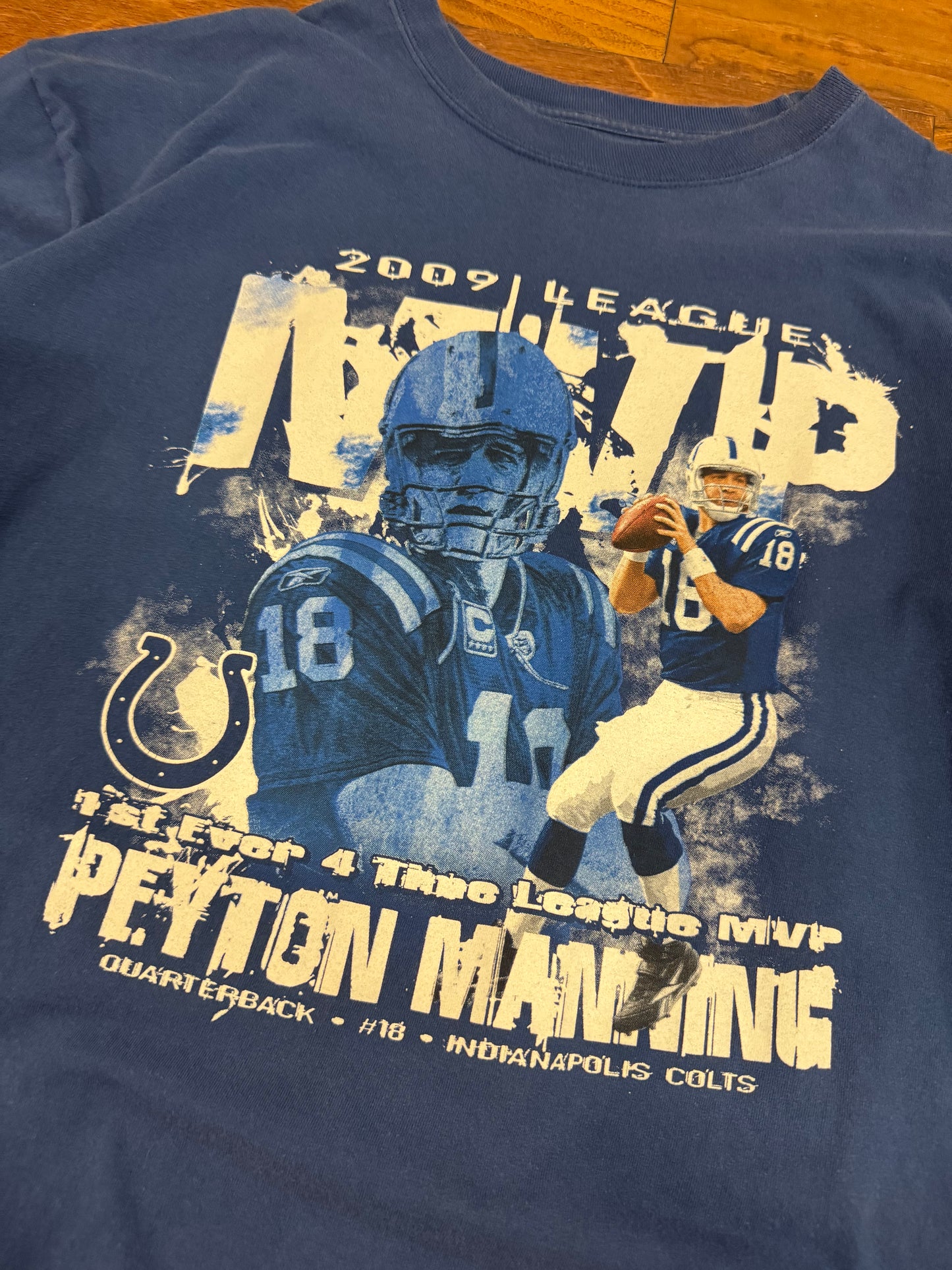 2009 Indianapolis Colts Peyton Manning Tee (XXL)