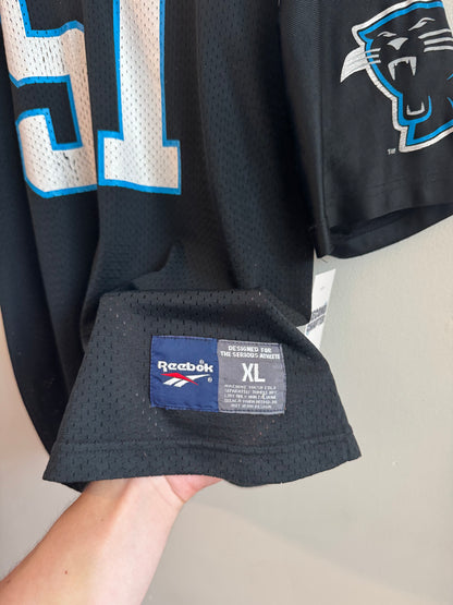 90s Carolina Panthers Sam Mills Faded Reebok Jersey (XL)