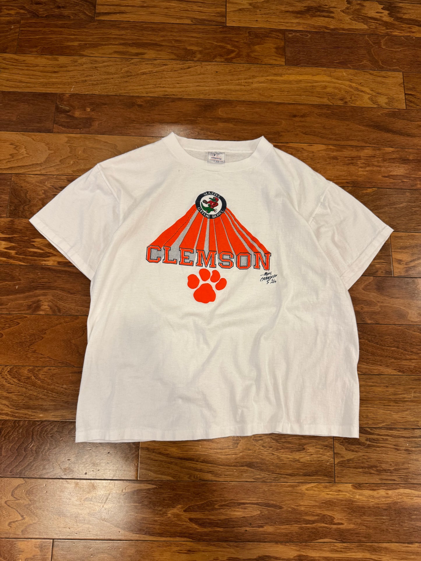 90s Clemson University Gator Bowl Tee (XL)