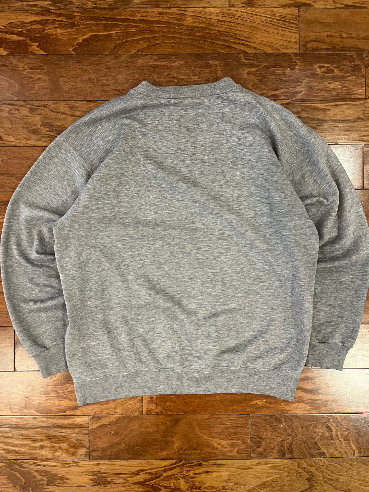 00s Bum Equipment Distressed Grey Crewneck (XL)