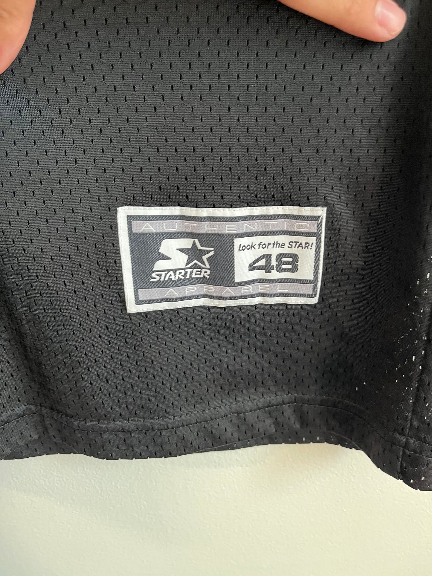 1995 Carolina Panthers Kerry Collins Starter Jersey (L)