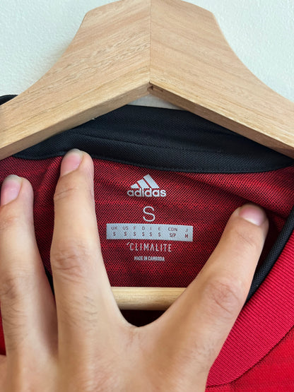 2018 Manchester United Home Kit Adidas Soccer Jersey (S)