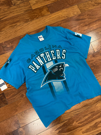 90s Carolina Panthers Pro Player Front/Back Vintage Tee (XL)