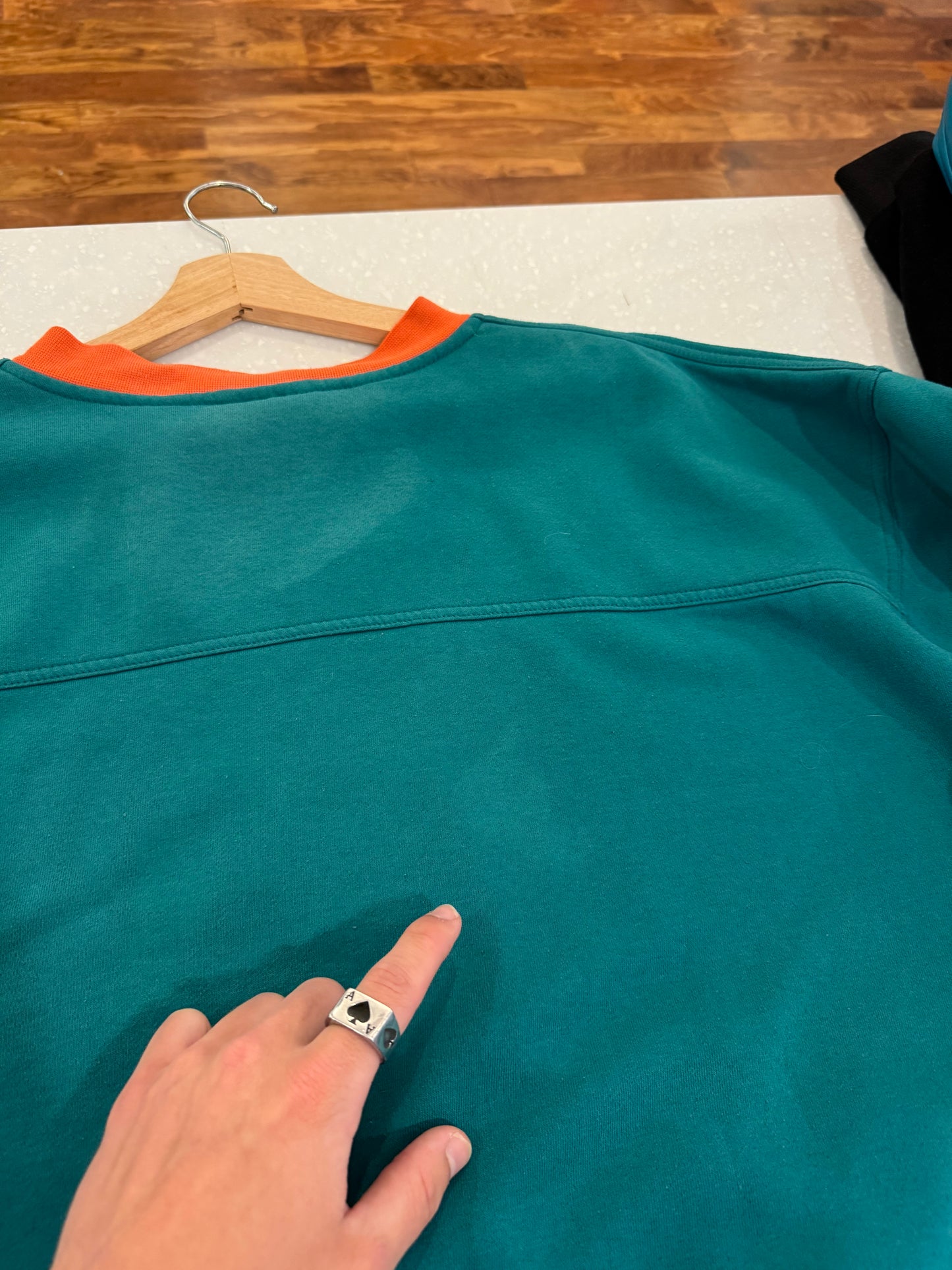 90s Miami Dolphins Embroidered Lee Sports Crewneck (XL)