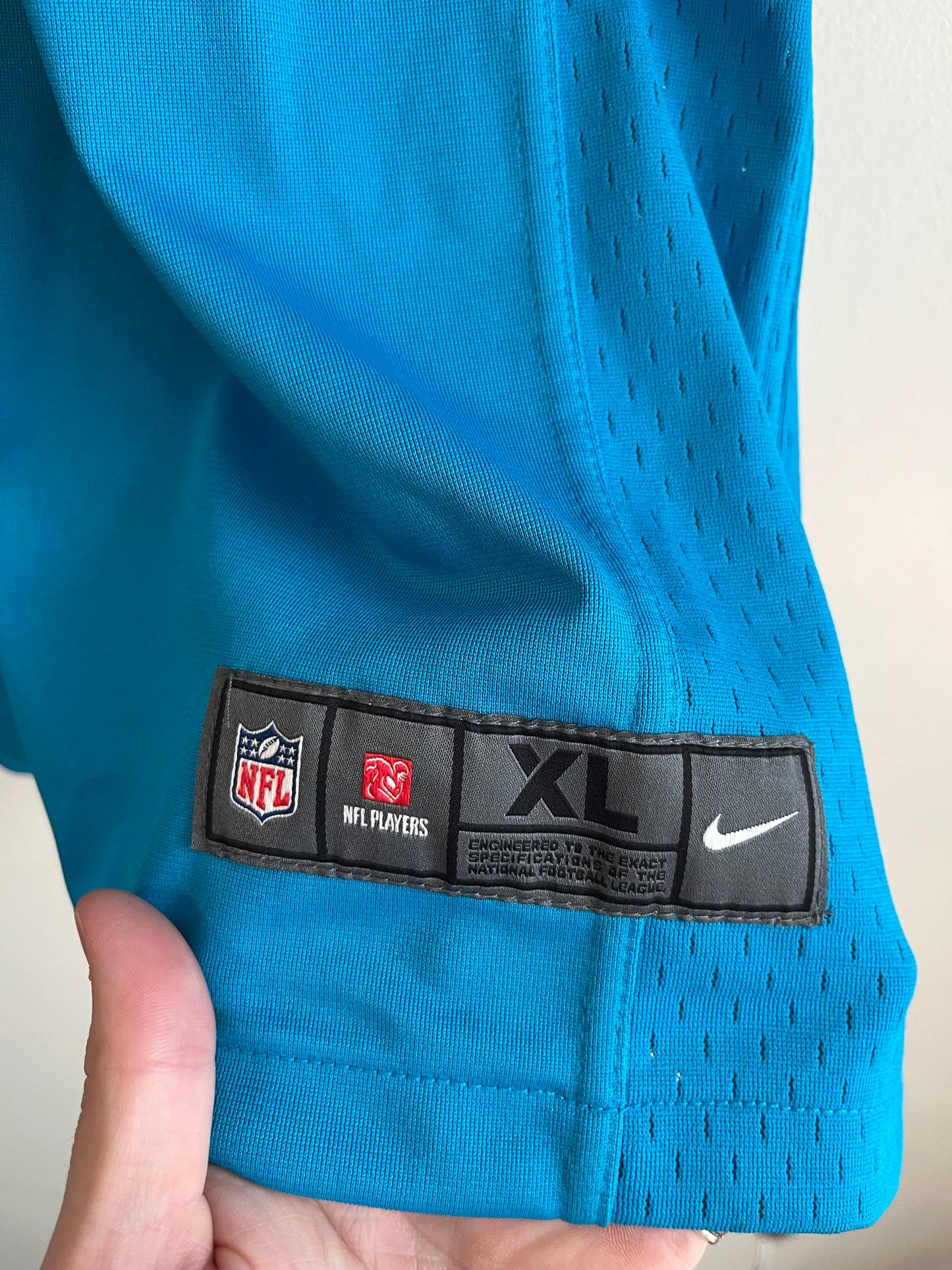 2022 Carolina Panthers DJ Moore Nike Blue Jersey (Youth XL)