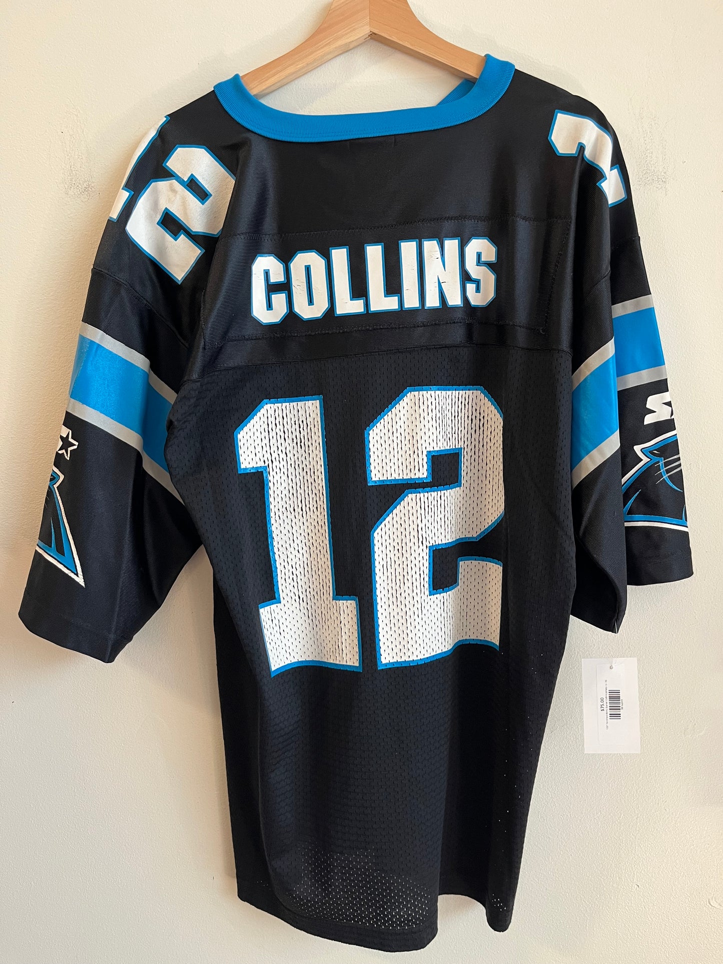 1997 Carolina Panthers Kerry Collins Starter Jersey (L)