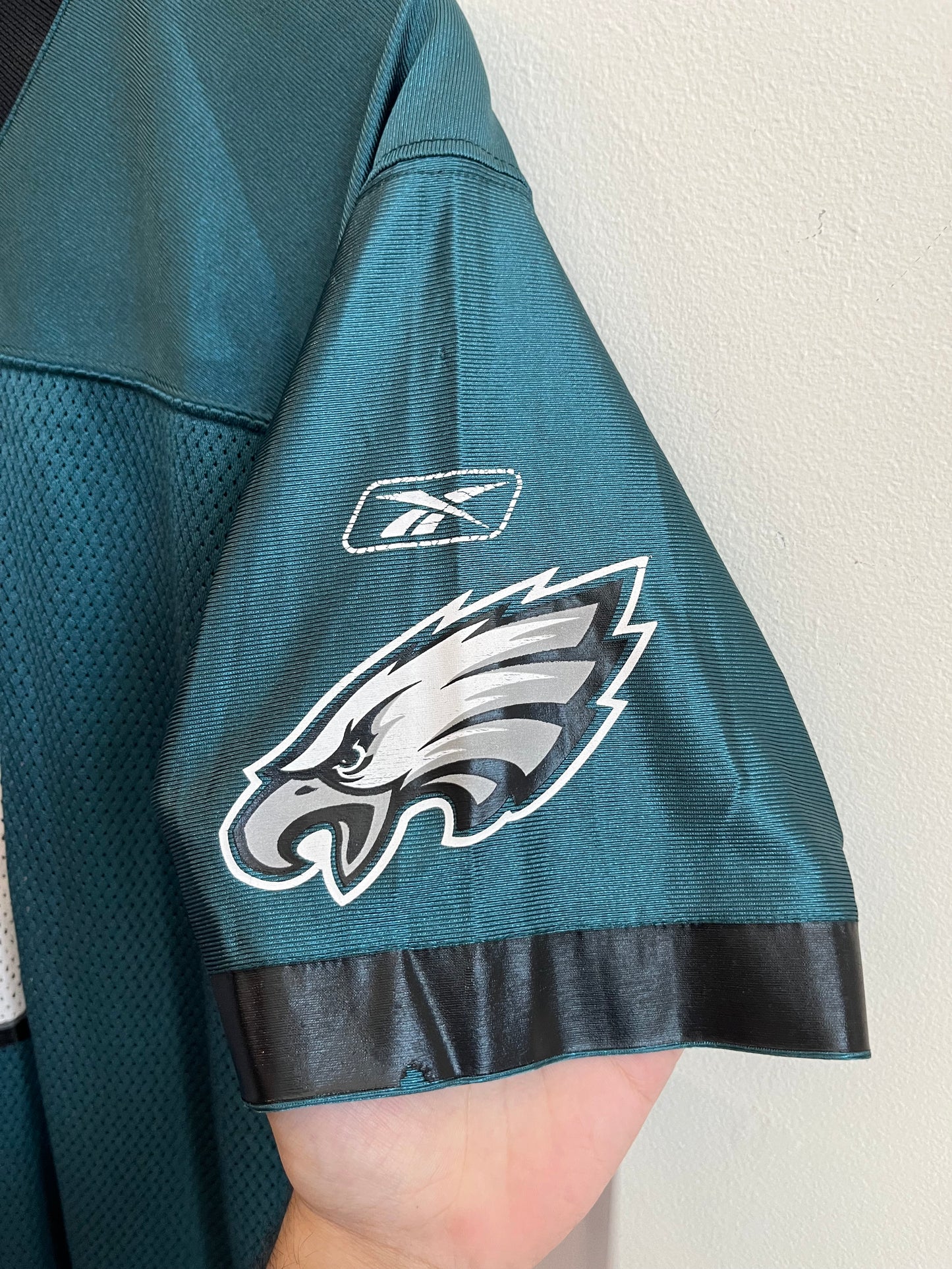 00s Philadelphia Eagles Donovan McNabb Green Reebok NFL Jersey (Youth XL)