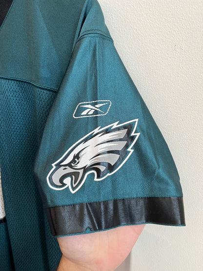 00s Philadelphia Eagles Donovan McNabb Green Reebok NFL Jersey (Youth XL)
