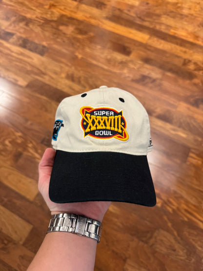 2004 Carolina Panthers Reebok Super Bowl XXXVIII Hat (OS)
