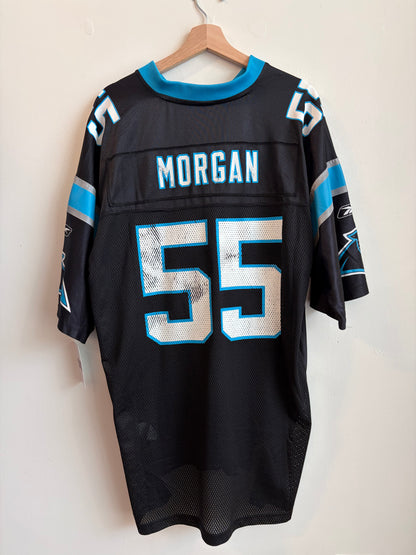 00s Carolina Panthers Dan Morgan Reebok Home Jersey (XL)
