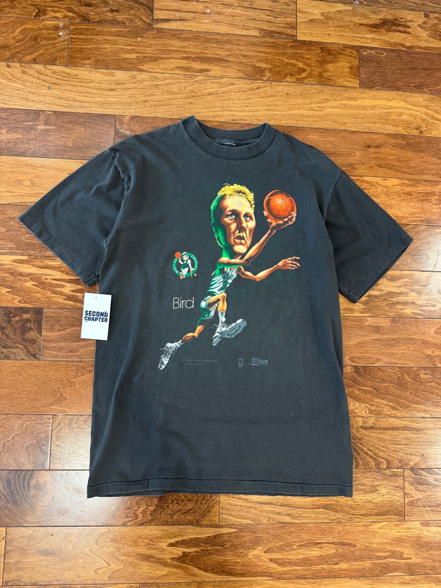 1991 Larry Bird Boston Celtics Big Head Tee (L)