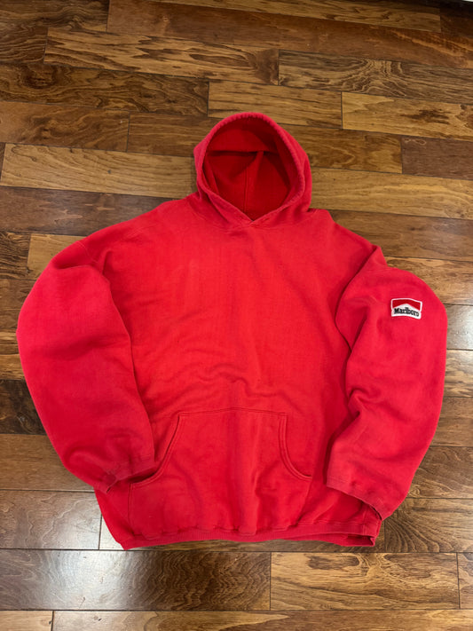 00s Marlboro Essential Red Hoodie (XL)