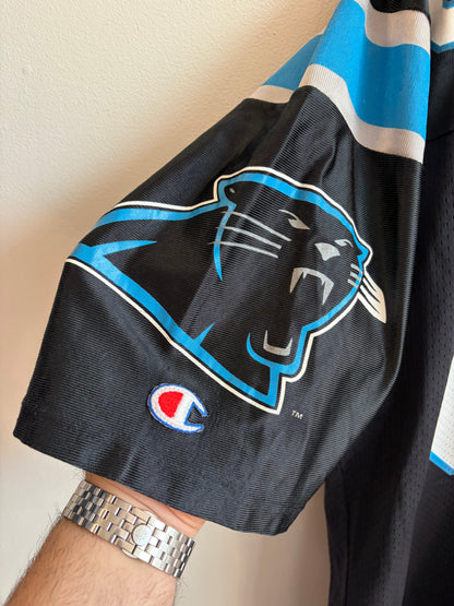 90s Carolina Panthers Wesley Walls Champion Home Jersey (M)