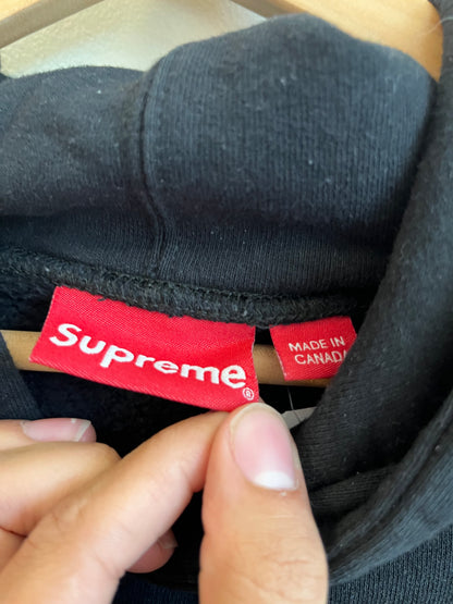 2019 Supreme Embroidered Black Hoodie (M)