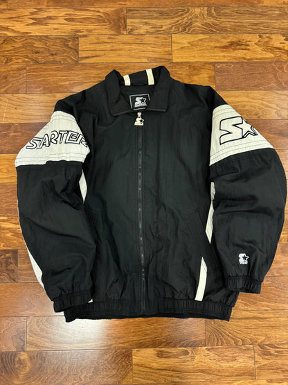 90s Starter Big Spell Out Two Toned Vintage Windbreaker (XXL)