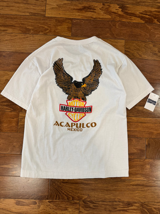 00s Harley Davidson Mexico Bootleg Eagle Graphic Vintage Tee (XL)