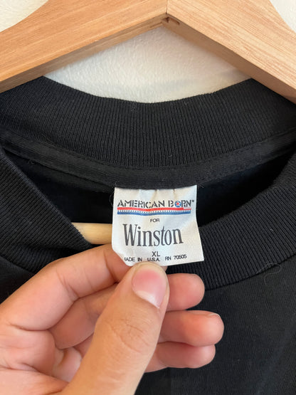 90s Winston Cigarettes Black Pocket Tee (XL)