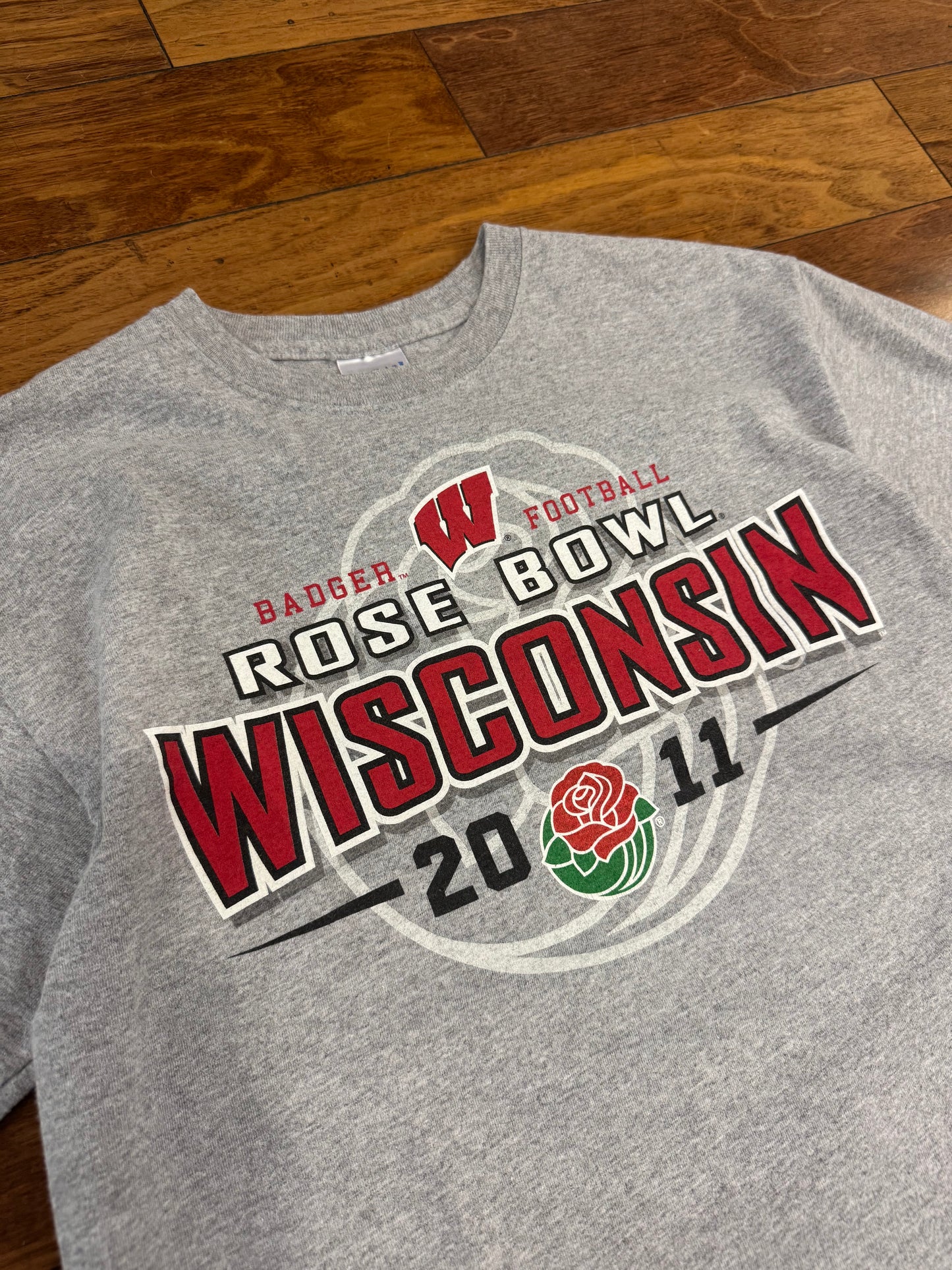 2011 Wisconsin Badgers Rose Bowl Tee (M)