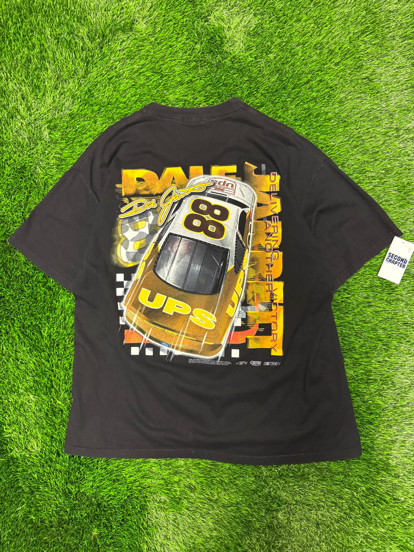 00s Nascar Dale Jarrett UPS Double Sided Tee (XL)
