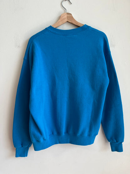 1995 Carolina Panthers Blue Lee Embroidered Crewneck (M)