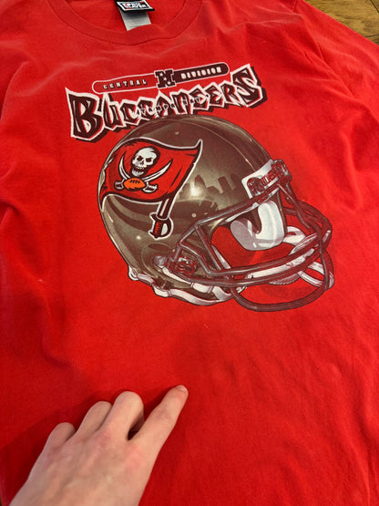 00s Tampa Bay Buccaneers Red Helmet Tee (S)