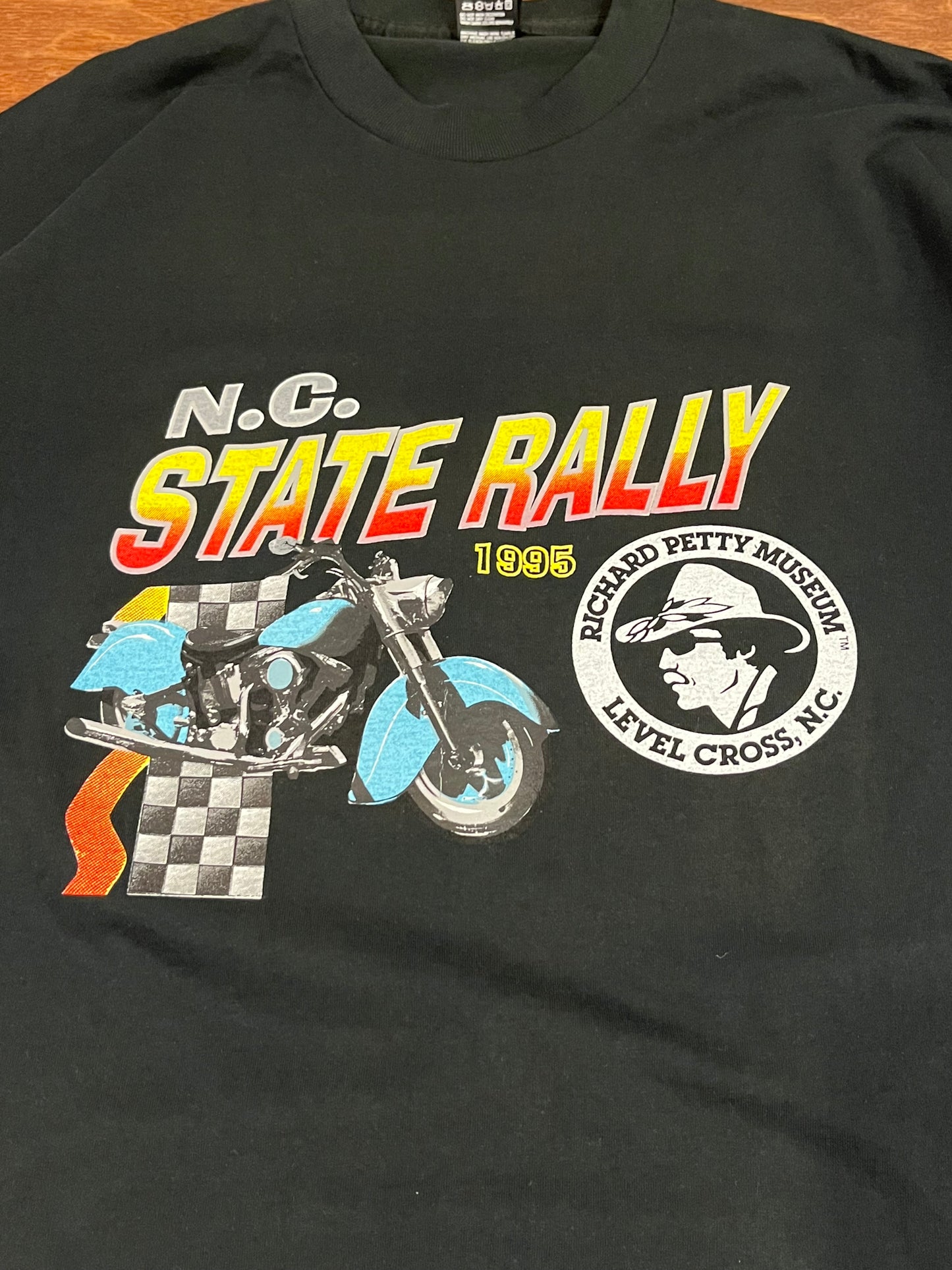 1995 Richard Petty N.C State Rally Nascar Tee (XXL)