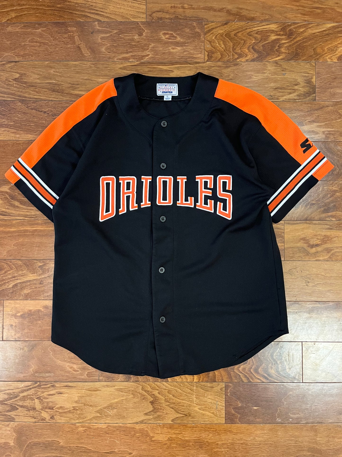 90s Baltimore Orioles Starter MLB Baseball Jersey (L)