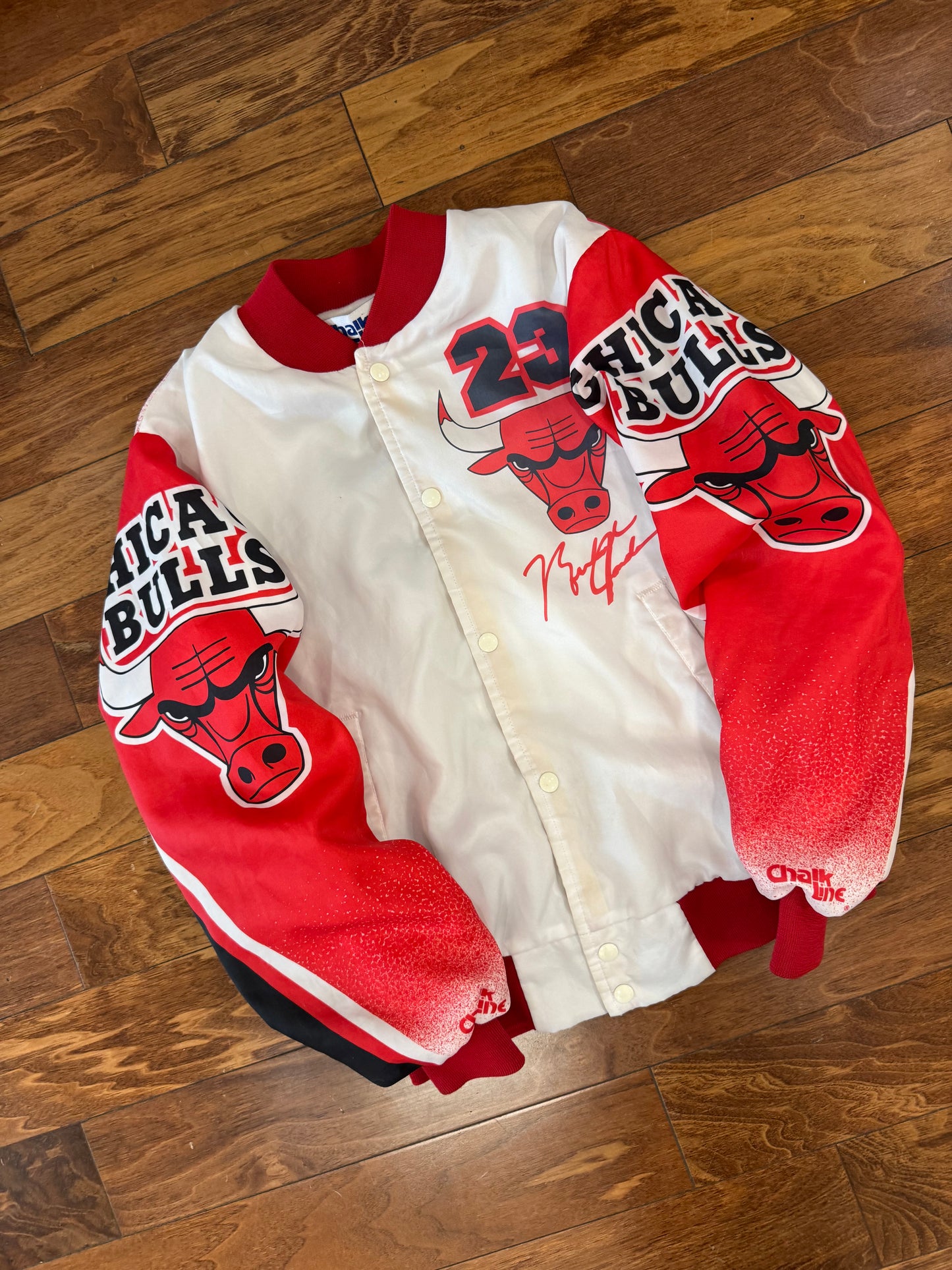 90s Chicago Bulls Michael Jordan Fanimation Jacket (S)