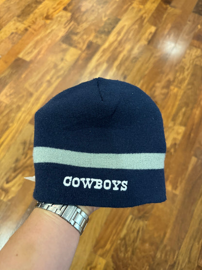 00s Dallas Cowboys Spell Out Striped Beanie (OS)